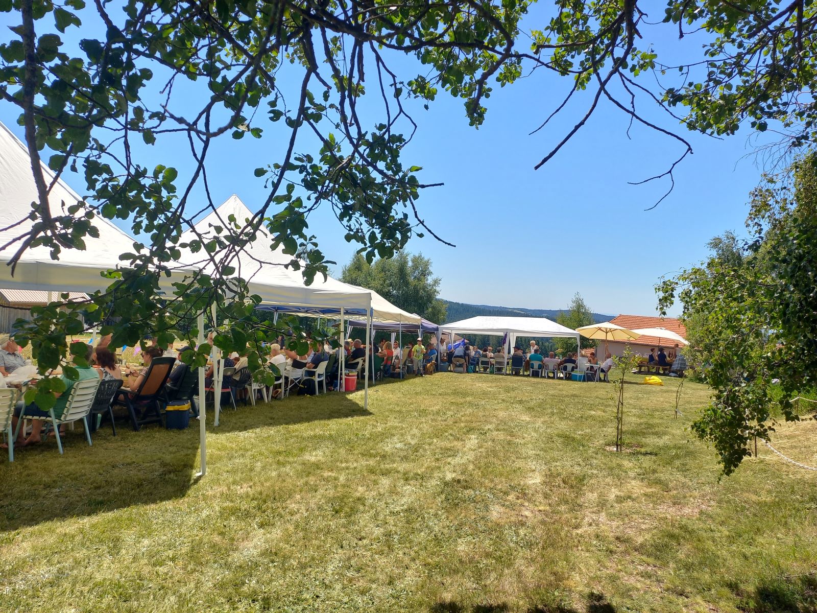 Internationale Picknick op de belvédère
